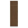 vidaXL Kitchen Cupboard Brown oak Engineered wood Tall Adjustable Feet
