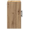 vidaXL Wall Cabinet Wall-mounted Artisan Oak 23.62 x 12.40 x 23.62 in