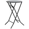 vidaXL Garden Table Folding Anthracite 19.7" x 19.7" x 28.3" Steel