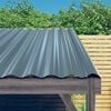 vidaXL Roof Panels 36 pcs Galvanized Steel Gray 23.6"x14.2"