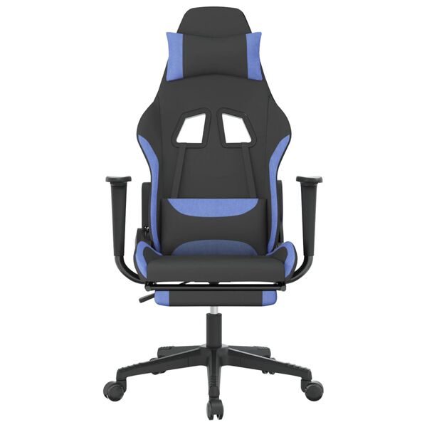 vidaXL Gaming Chair Black and Blue