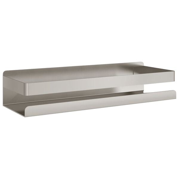 vidaXL Shower Shelf Silver 304 Stainless Steel One Size Shower Shelf