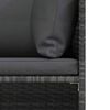 vidaXL Garden Sofa Grey, Anthracite
