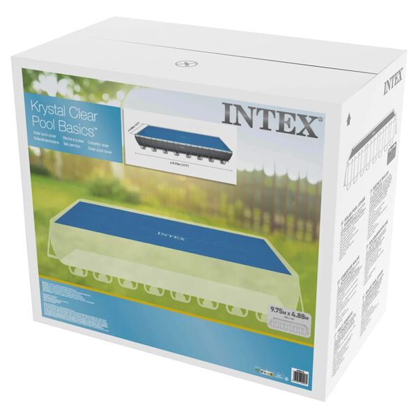 INTEX Solar Pool Cover Blue Polyethylene Large Durable