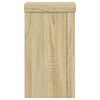 vidaXL Plant Stand Set of 2 Sonoma oak Engineered wood Small
