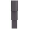 vidaXL Wall Shelf High gloss grey Engineered wood Medium