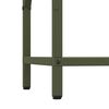 vidaXL Firewood Rack Olive Green 13.4x9.8x27.6" Cold-rolled steel