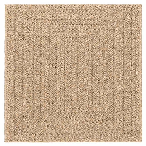 vidaXL Rug Beige Polypropylene (PP) 94.5 x 94.5 in Durable Rug