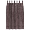vidaXL Velvet Curtains 2 pcs Brown 68.90 x 55.12 in Velvet
