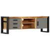 vidaXL TV Cabinet Natural wood and grey