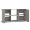 vidaXL Aquarium Stand Grey Sonoma Engineered Wood 47.6 x 16.1 x 22.8 in