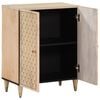 vidaXL Side Cabinet 23.6"x13"x29.5" Solid Wood Mango