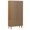 vidaXL Display Cabinet Brown