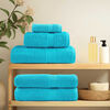 vidaXL Towel Set of 10 Turquoise 100% Cotton Extra Large Towel