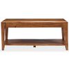 vidaXL Coffee Table Solid Wood 34.6"x19.7"x15"