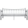 vidaXL Sofa Bed Frame Grey Powder-coated metal