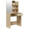 vidaXL Dressing Table Sonoma oak Engineered wood Medium Dressing Table