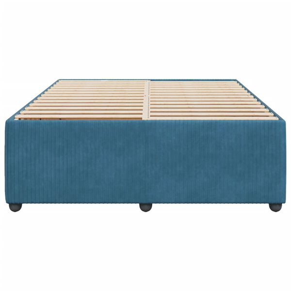vidaXL Bed Frame Blue