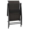 vidaXL Garden Chair Set of 2 Black Coffee PE Rattan, Powder-Coated Steel