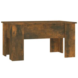 vidaXL Coffee Table Smoked Oak Engineered Wood Medium