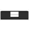 vidaXL TV Cabinet black 47.2" x 11.8" x 14" Engineered wood