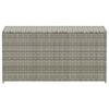 vidaXL Patio Storage Box Poly Rattan 39.4"x19.7"x19.7" Gray