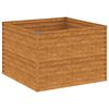 vidaXL Garden Raised Bed 39.4"x39.4"x27.2" Corten Steel
