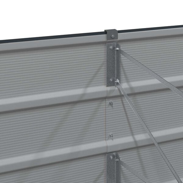 vidaXL Planter Anthracite 480 x 50 x 45 cm Galvanised Steel