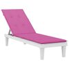 vidaXL Deck Chair Cushion Pink Oxford fabric (100% polyester)