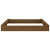 vidaXL Sandbox Honey Brown Solid Pine Wood Large Breathable Design