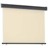 48419 vidaXL Balcony Side Awning 49.2"x98.4" Cream