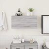 vidaXL Bathroom Wall Cabinet Grey Sonoma Engineered Wood