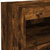 vidaXL Bedside Cabinet Set of 2 Smoked Oak Engineered wood