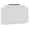 vidaXL Headboard Cushion White and black