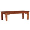 vidaXL Coffee Table 43.3x19.7x13.8" Solid Acacia Wood