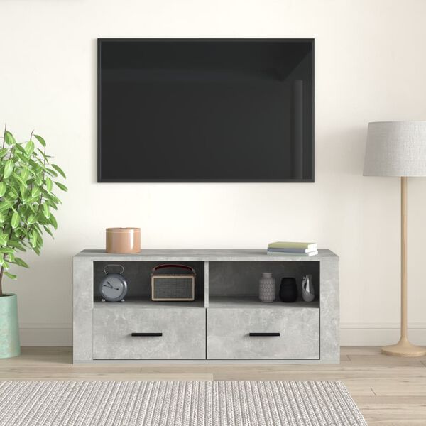 vidaXL TV Cabinet TV Cabinet Rectangular Minimalist Doors TV Cabinets