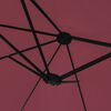vidaXL Garden Parasol Bordeaux Red, Dark Grey