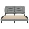 vidaXL Bed Frame Light Grey