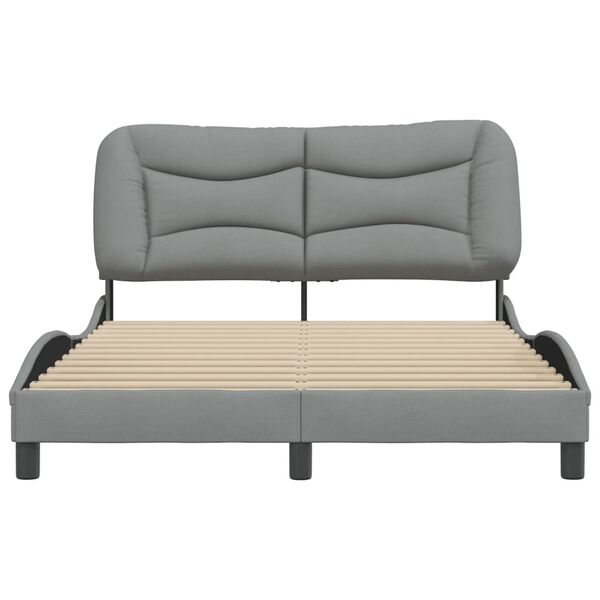 vidaXL Bed Frame Light Grey