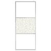 vidaXL Walk-in Shower Wall ESG Glass with Stone Design 35.4"x76.8"