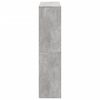 vidaXL Bookcase Concrete Grey Engineered Wood Medium Bookcase