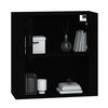 vidaXL Wall Cabinet Black Engineered wood 31.5 in Wall Cabinet