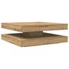 vidaXL Coffee Table Artisan oak Engineered wood 35.4 x 35.4 x 13.6 in