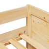 vidaXL Day Bed Natural wood Solid pinewood