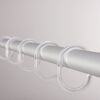 RIDDER Shower Curtain Ring Transparent Plastic (SBSC material) Small