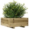 vidaXL Garden Planter Natural pine Solid pine wood Medium Durable
