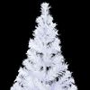 vidaXL Artificial Pre-lit Christmas Tree with Ball Set 82.7" 910 Branches