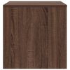 vidaXL Nesting Table Set of 3 Brown oak Engineered wood