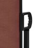 vidaXL Retractable Side Awning Brown