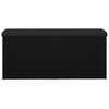 vidaXL Storage Bench with Storage Black oak 40.16 x 16.54 x 17.72 in